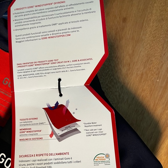 Men's Blue and‎ Orange Jacket with GORE Technology - Picture 8 of 16